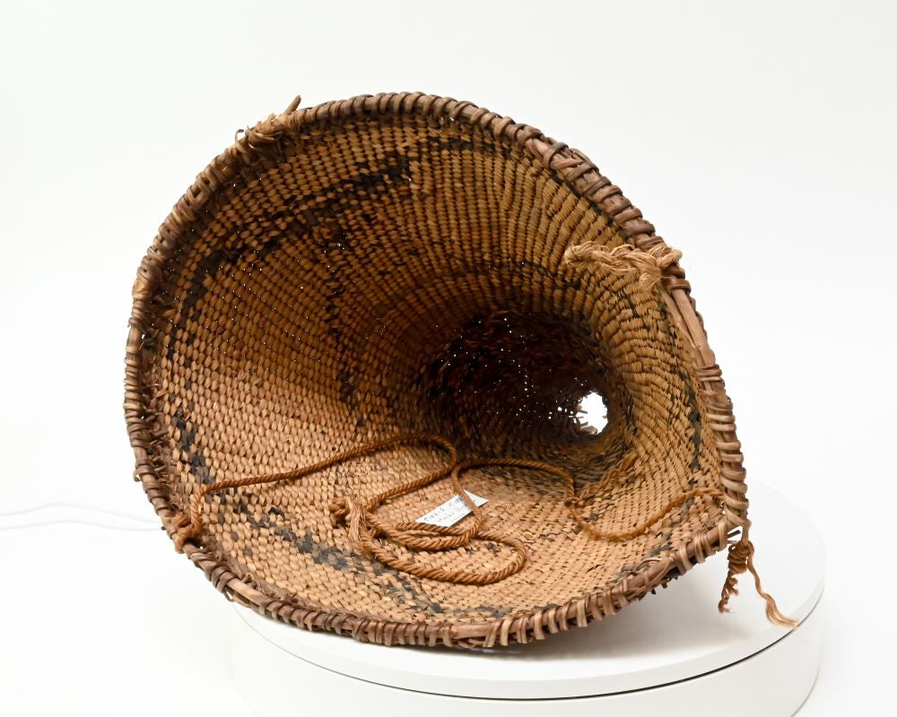 Maidu Pit River Burden Basket