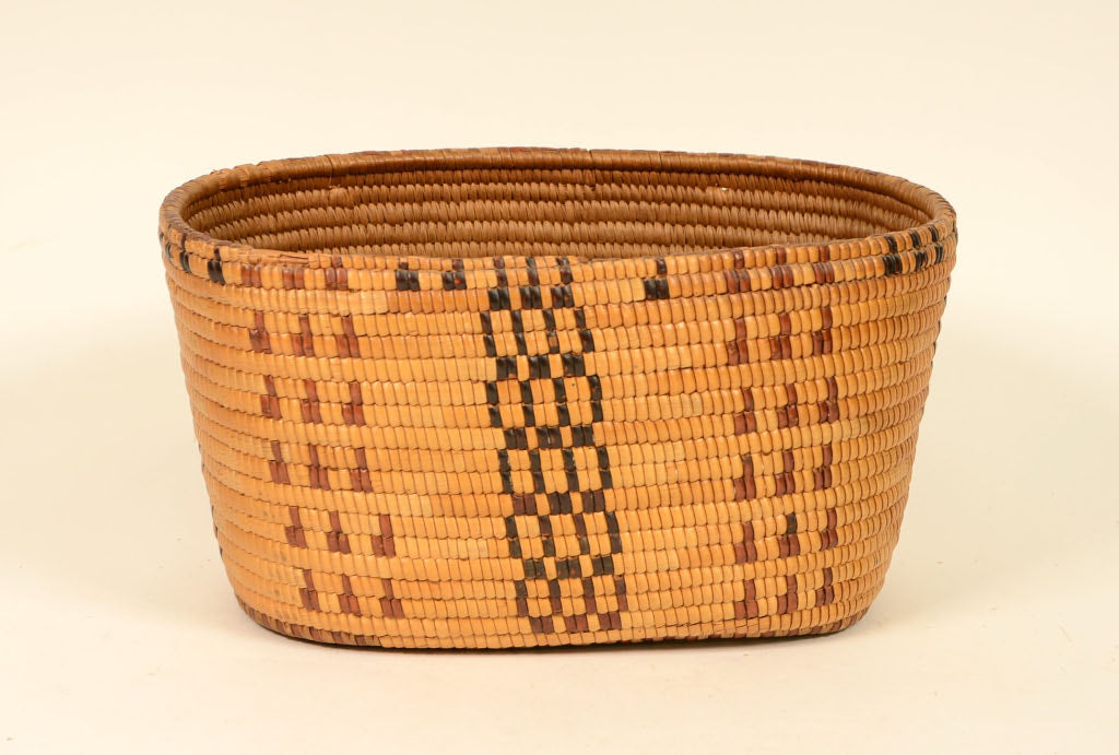 Salish Oval Basket, Thompson River