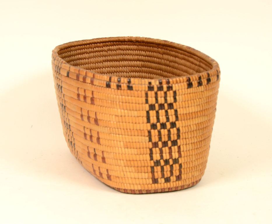 Salish Oval Basket, Thompson River