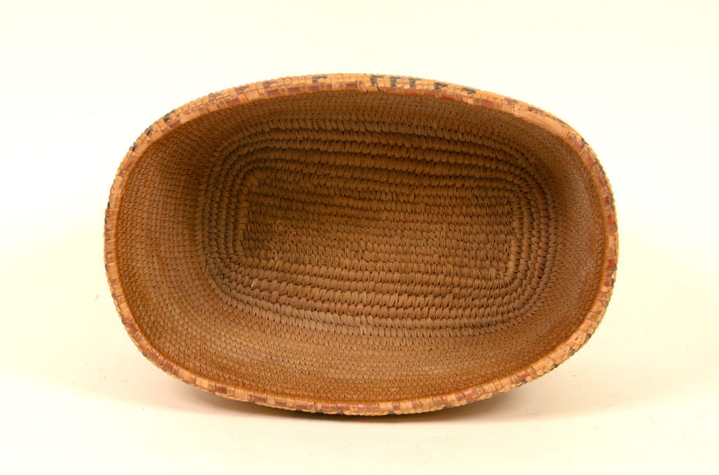 Salish Oval Basket, Thompson River