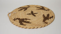 Papago Basket Mat with Flying Birds