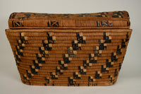Large lidded oval Basket, Thompson River, BC