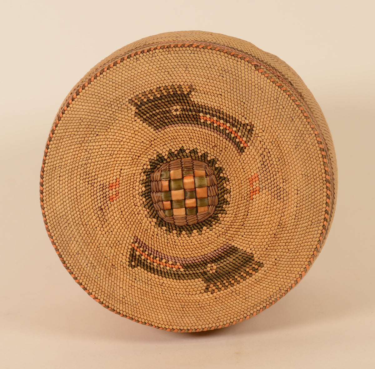 Makah Round Trinket Basket