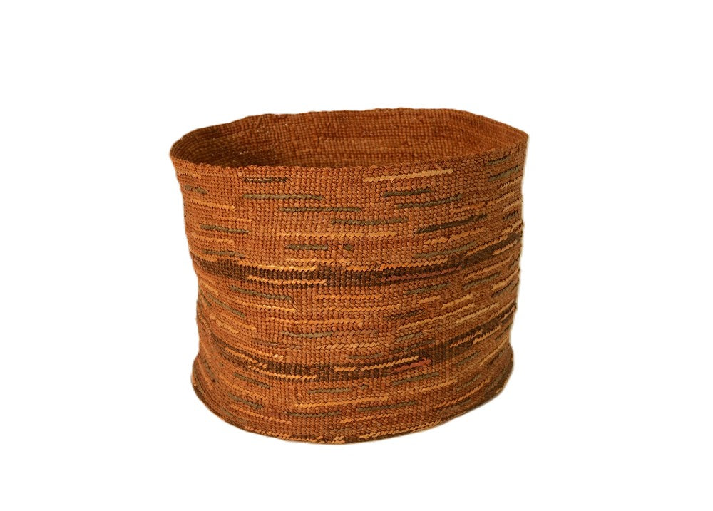 Large Open Tsimshian Storage Potlatch Basket