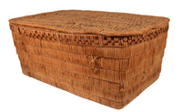 Large Lidded Thompson River Salish Storage Basket