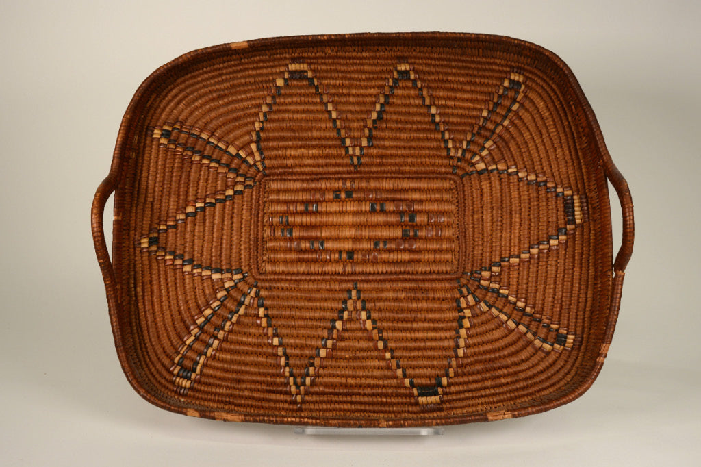 Salish Basket Tray with Handles, Thompson River