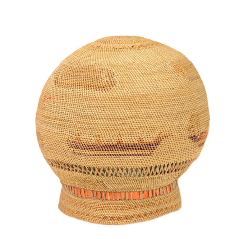 Makah Basket over a Japanese Glass Float