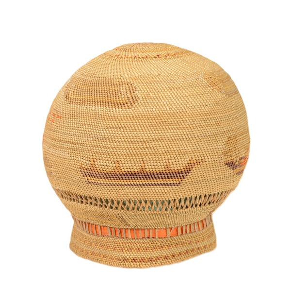 Makah Basket over a Japanese Glass Float