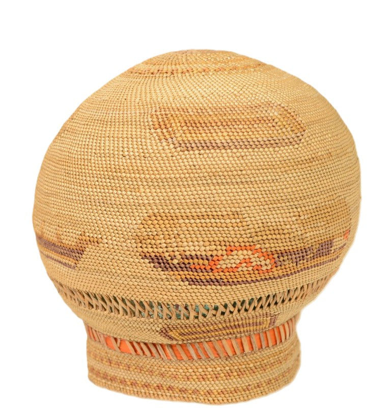 Makah Basket over a Japanese Glass Float