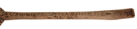 Creek Wooden Spoon inscribed "Oct 17 Okwulgee Creek Nation I.T. -1903 Tola Hatche"