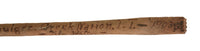 Creek Wooden Spoon inscribed "Oct 17 Okwulgee Creek Nation I.T. -1903 Tola Hatche"