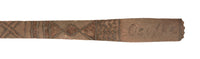 Creek Wooden Spoon inscribed "Oct 17 Okwulgee Creek Nation I.T. -1903 Tola Hatche"