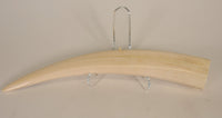 Eskimo Walrus Ivory Cribbage Board with Scrimshaw