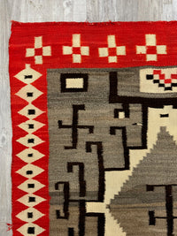 Navajo Rug; J.B. Moore Crystal Trading Post