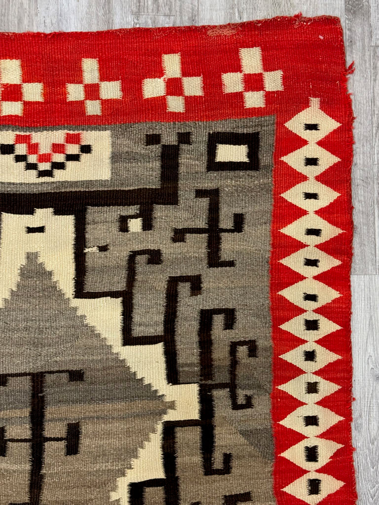 Navajo Rug; J.B. Moore Crystal Trading Post
