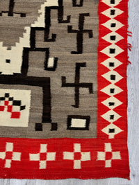 Navajo Rug; J.B. Moore Crystal Trading Post