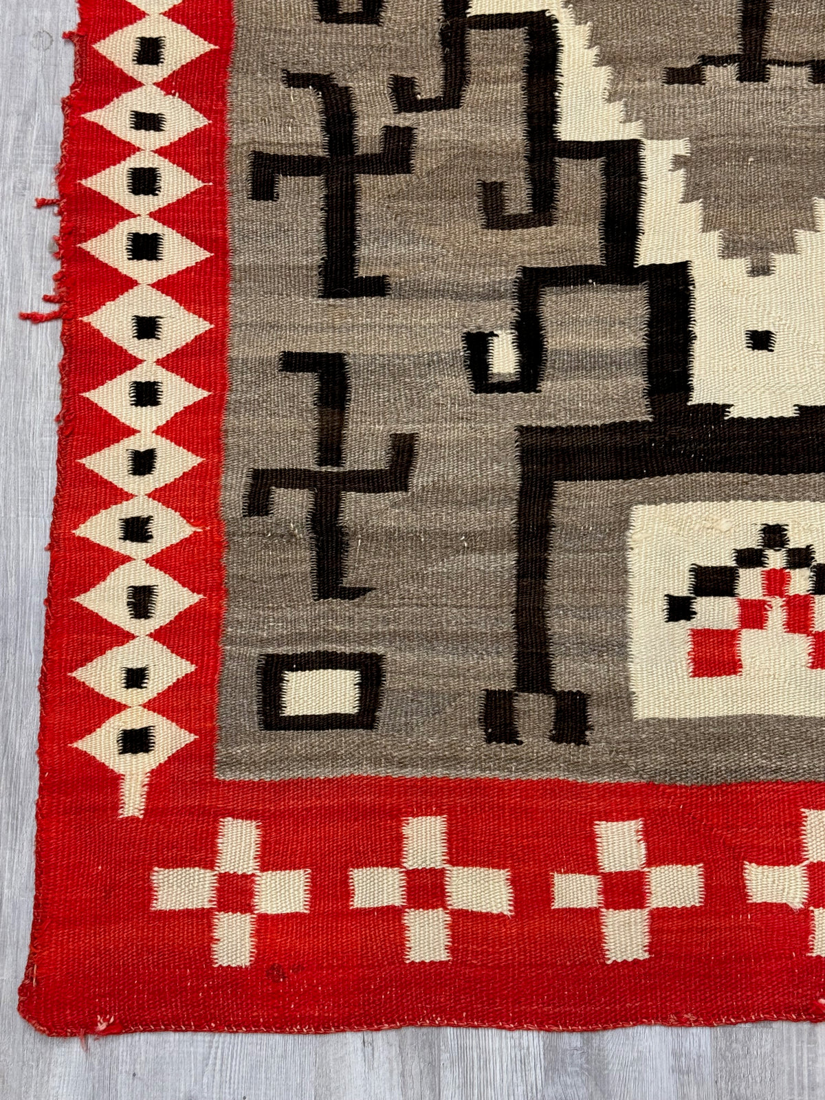 Navajo Rug; J.B. Moore Crystal Trading Post