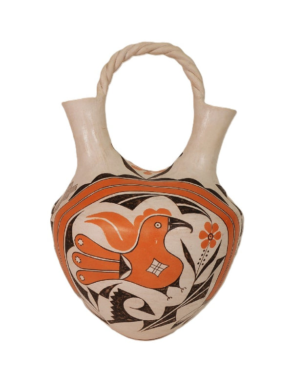 Acoma Pueblo Pottery Wedding Jar By Sarah Garcia 15" h
