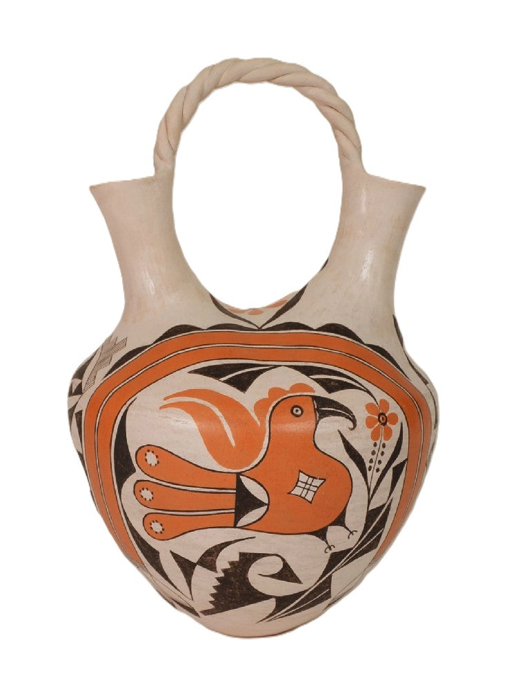 Acoma Pueblo Pottery Wedding Jar By Sarah Garcia 15" h