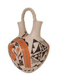 Acoma Pueblo Pottery Wedding Jar By Sarah Garcia 15" h