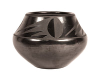 San Ildefonso Pueblo Black on Black Jar By Marie & Santana Martinez