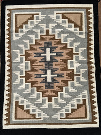Navajo Two Gray Hills Rug by Ruth Ann Begay