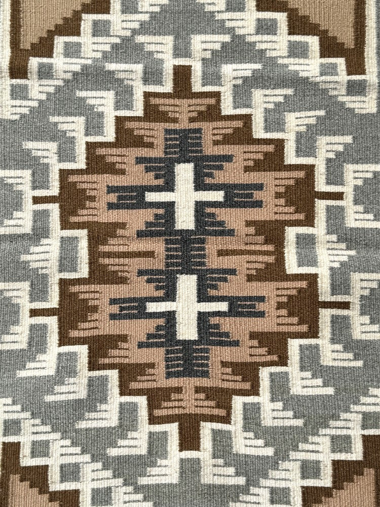 Navajo Two Gray Hills Rug by Ruth Ann Begay