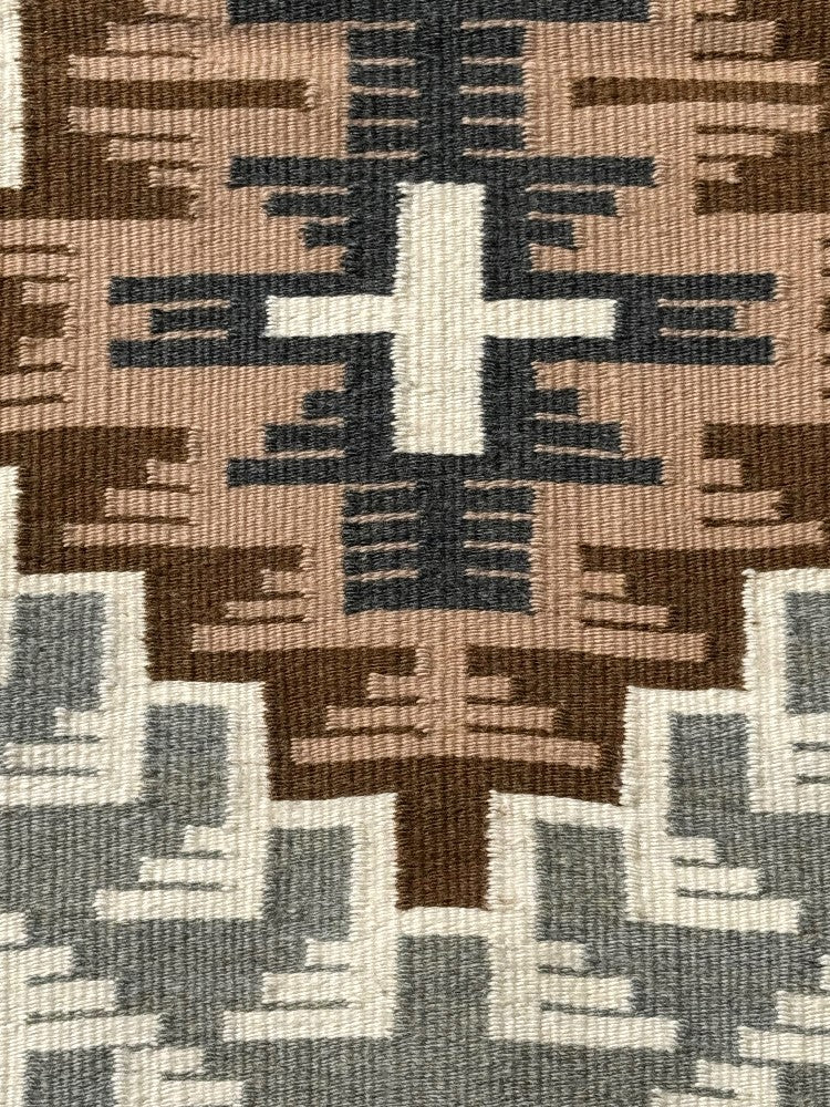 Navajo Two Gray Hills Rug by Ruth Ann Begay