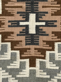 Navajo Two Gray Hills Rug by Ruth Ann Begay