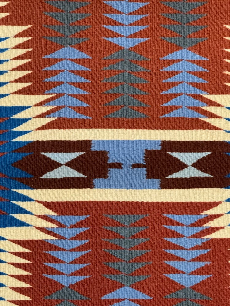 Navajo Storm Pattern Rug by Pricilla Tsinniginnie