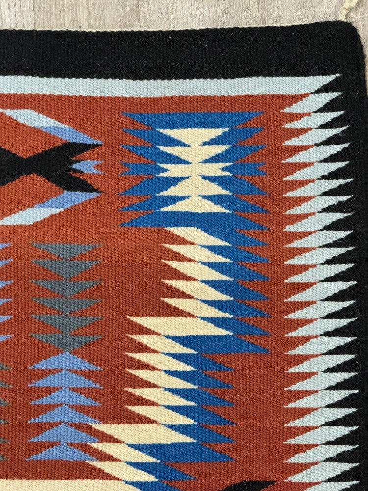 Navajo Storm Pattern Rug by Pricilla Tsinniginnie