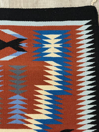 Navajo Storm Pattern Rug by Pricilla Tsinniginnie