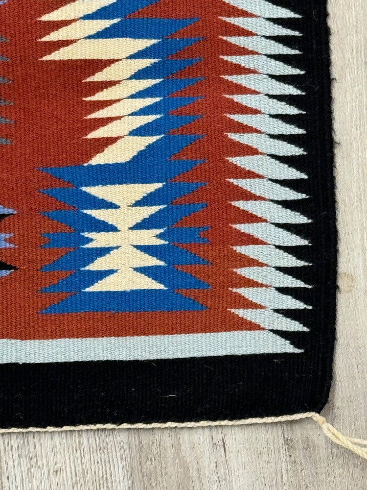 Navajo Storm Pattern Rug by Pricilla Tsinniginnie