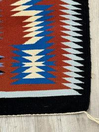 Navajo Storm Pattern Rug by Pricilla Tsinniginnie