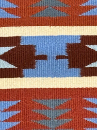 Navajo Storm Pattern Rug by Pricilla Tsinniginnie