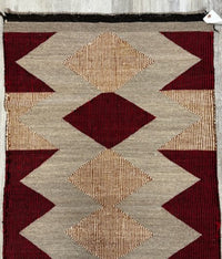 Navajo Rug with Raised Outline, New Lands