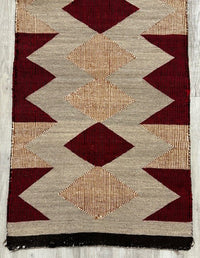 Navajo Rug with Raised Outline, New Lands