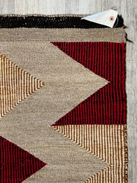 Navajo Rug with Raised Outline, New Lands