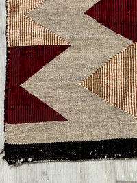 Navajo Rug with Raised Outline, New Lands