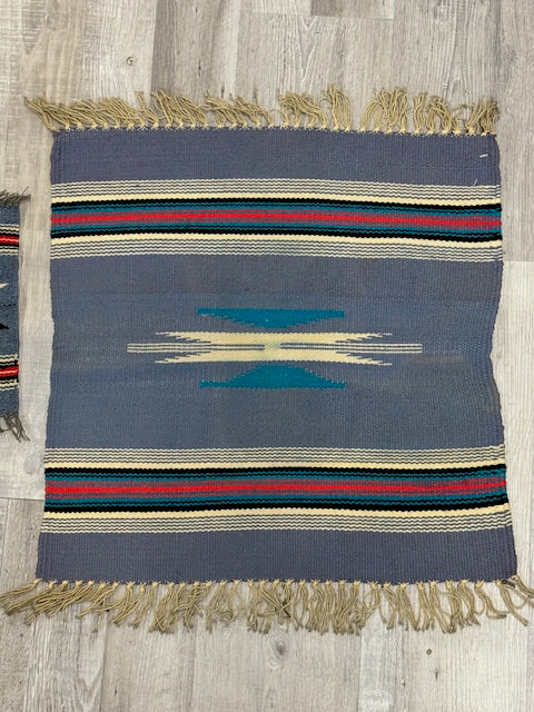 Two Small Chimayo Sampler Rugs