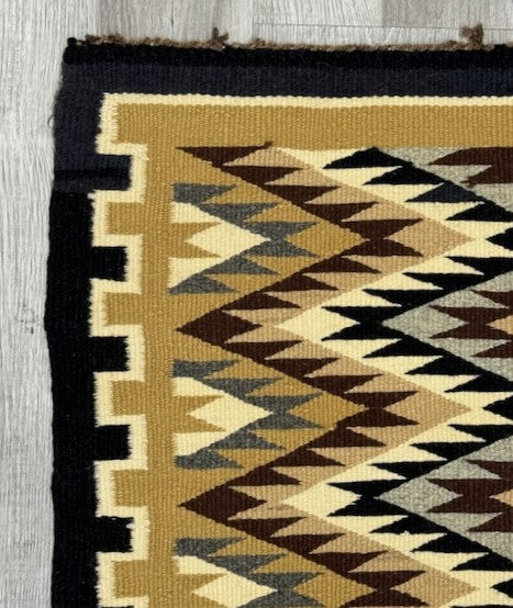 Navajo Red Mesa Outline Navajo Rug