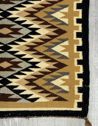 Navajo Red Mesa Outline Navajo Rug