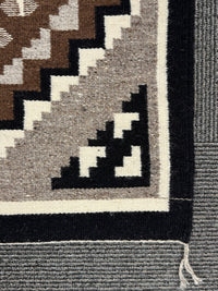 Fine Navajo Two Gray Hills Rug by Regina Charley