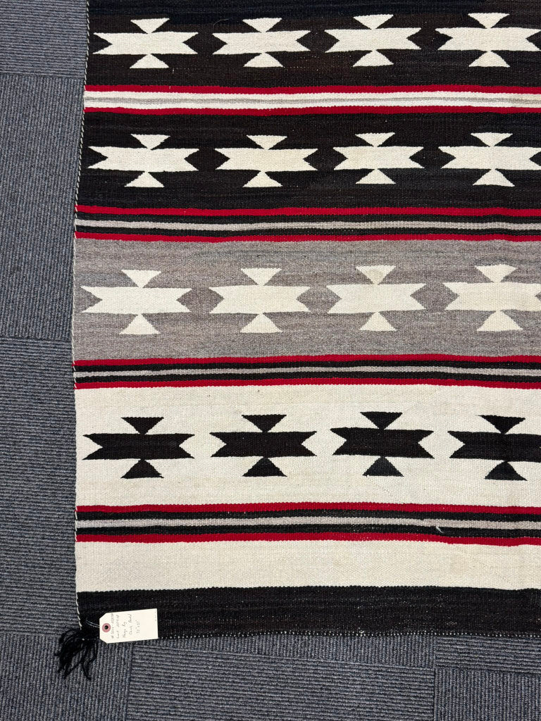 Navajo Rug, Banded Blanket Revival, Chinle, AZ