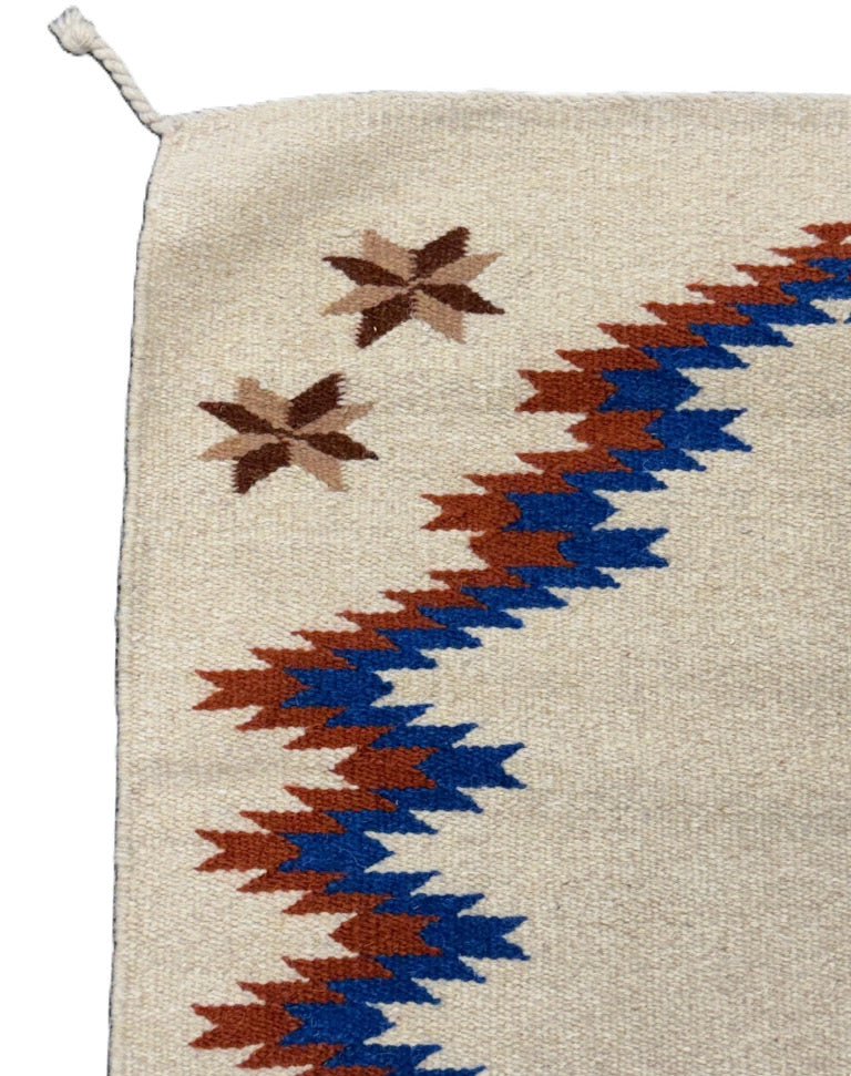 Mexican Southwest Area Rug with Cross