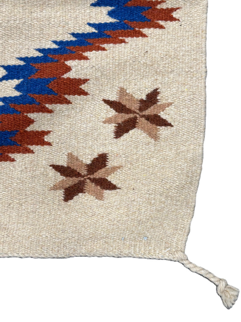 Mexican Southwest Area Rug with Cross