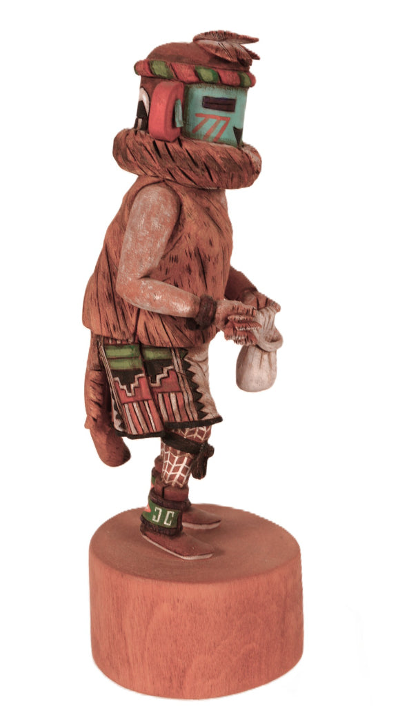 Hopi Pueblo A-Ha Chief of Second Mesa Kachina Doll By Raynard Nasingoetewa