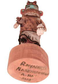 Hopi Pueblo A-Ha Chief of Second Mesa Kachina Doll By Raynard Nasingoetewa