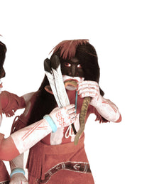 Hopi Pueblo Tewa Snake Dancers Kachina Dolls Pair By A.L. Sahmie