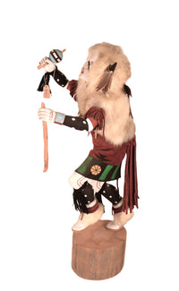 Hopi Pueblo White Buffalo Dancer Kachina Doll By A.L. Sahmie